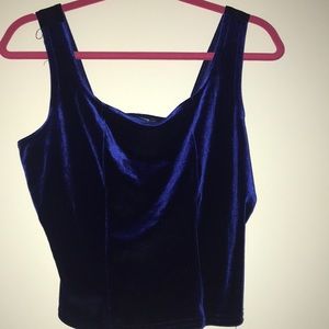 Velvet tank top